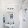 thumbnail image 4 of Designers Fountain 6493-CH Barre de Bain 3 Lumières, Chrome, 4 of 5