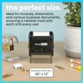 thumbnail image 4 of ExcelMark Paid - Self-Inking Rubber Stamp - Blue Ink A1539, 4 of 4