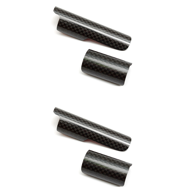 2X Carbon Fibre Frame Chain Protection Sticker for Folding Bike Bicycle Rear Fork Protector Sticker
