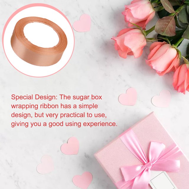 Gift Wrap Ribbon Wedding Clothes Making Supply Multi-color DIY Craft Accessories Festival Fabric Polyester Ribbons Box Ornaments Golden Champion 97