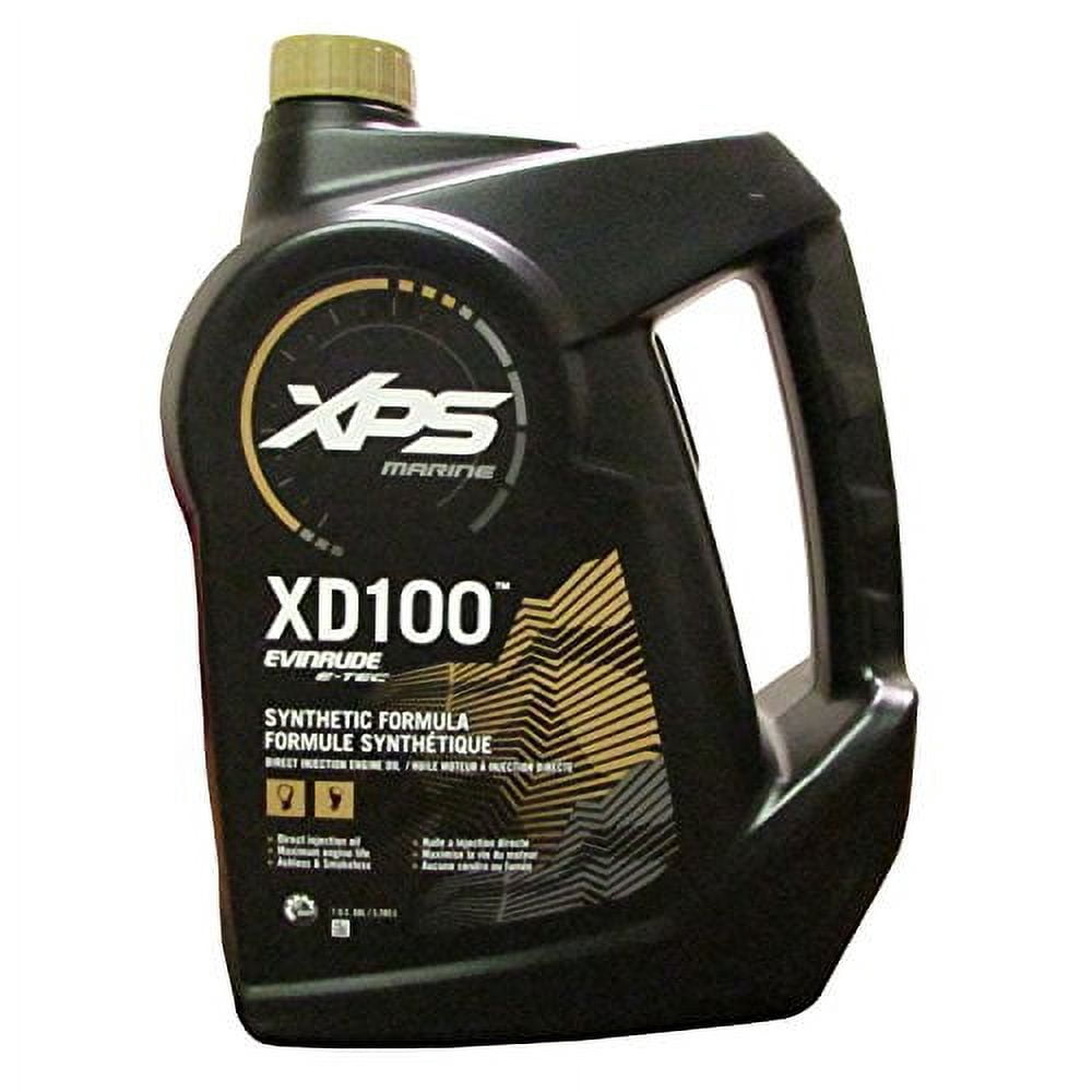 Evinrude Johnson 764357 E-TEC XD 100 Synthetic Formula 2-Cycle Oil, 1 gallon
