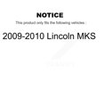thumbnail image 2 of CMX Front Ceramic Disc Brake Pads CMX-D1376 for Car 2009-2010 Lincoln MKS, 2 of 9