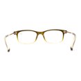 thumbnail image 2 of Chic Elegant Rectangle Designer Style Clear Lens Fashion Eyeglasses Green, 2 of 4