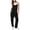 Black#women plus jumpsuit, variant on SZJXBUY Jumpsuits Woman Dressy Sleeveless Casual Summer Jumpsuit Spaghetti Strap Baggy Long Pants Overalls with Pockets Purple,XXL