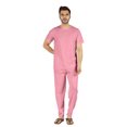 thumbnail image 1 of Inkmeso Solid Nightwear Set For Mens Tshirt And Pants Pajama Set Short Sleeve Pjs Loungewear Set, 1 of 8