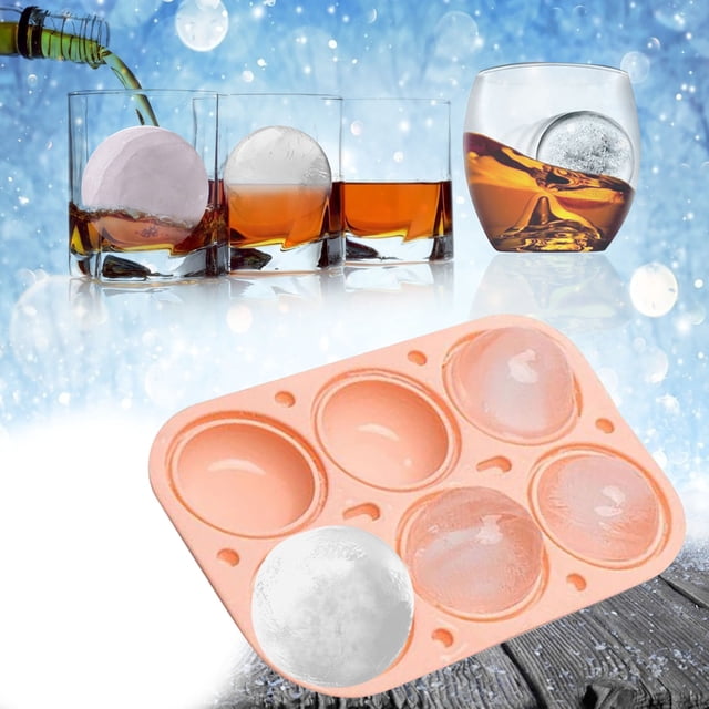 PEONAVET Ice Cube Six Ice Hockeys Trays