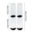 thumbnail image 2 of TINZ DIY Custom Socks With Picture Funny Print Photo Socks Customized Novelty Sock For Men Women Socks Women Training Small Socks for Women plus Size Compression Socks Wide Calf, 2 of 2