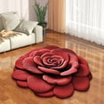 thumbnail image 3 of Yhmxh 3 D Flower Mat Soft Carpet Non-Slip Area Carpet Dining Room Home Bedroom Carpet Floor Washable Rug Anti-slip Rug Decorative Rug Rugs for Living Room Outdoor Rug Bathroom Rugs Kithchen Rug, 3 of 5