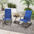 thumbnail image 3 of Gymax Set of 2 Outdoor Rocking Chair Patio Rocker w/ Breathable Fabric, 3 of 9