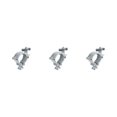 thumbnail image 1 of tamizeot Versatile Lighting Hook Mount for Club Exhibition Event Alloy Wrap Around Clamp Silver T master 3Set, 1 of 6