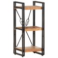 thumbnail image 1 of vidaXL 3-Tier Bookcase 40x30x80 cm Solid Acacia Wood, 1 of 5