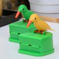 thumbnail image 4 of Toothpick Box Toothpick Storage Case Automatic Dispenser Bird Shape dispenser; toothpick ABS Plastic Holder, Yellow, Green, 4 of 8