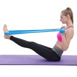 3-PACK Bandes de résistance, Bandes d'exercice professionnelles non élastiques, 5 ft. Long Stretch Bands for Physical Therapy, Yoga, Pilates, Rehab, at-Home ou The Gym Workouts, Strength Training