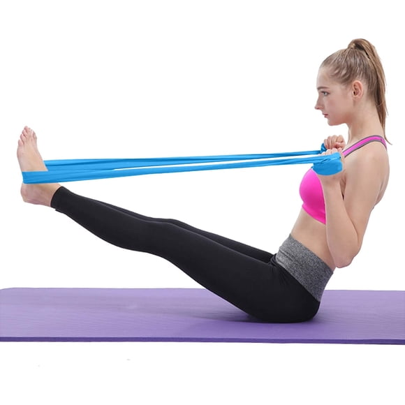 3-PACK Resistance Bands, Professional Non-Latex Elastic Exercise Bands, 5 ft. Long Stretch Bands for Physical Therapy, Yoga, Pilates, Rehab, at-Home or The Gym Workouts, Strength Training