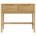 thumbnail image 3 of vidaXL Table Console FLORO Brun Ciré 89,5x36,5x73 cm Bois Massif Pin, 3 of 5
