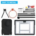 thumbnail image 4 of Basketball Stand, 5.2-7ft Adjustable Outdoor Basketball Hoop for Kids&Youth, with Wheels, 33in Shatterproof Backboard & High Intensity Base, for Backyard/Driveway/Indoor, 4 of 8