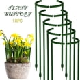 thumbnail image 2 of 10Pcs Plastic Arcuated Diy Plant Support Garden Climbing- Cage Tomato Plant Support, 2 of 9