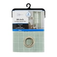 thumbnail image 2 of Mainstays Windowpane Sheer Window Curtains Panel Pair, Set of 2, White, 38" W x 84" L, 2 of 7