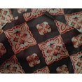 thumbnail image 4 of oneOone Silk Tabby Fabric Floral Block Printed Craft Fabric BTY 42 Inch Wide, 4 of 4