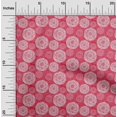 thumbnail image 1 of oneOone Silk Tabby Fabric Circle Block Print Fabric By The Yard 42 Inch Wide, 1 of 4