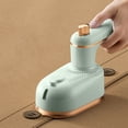 thumbnail image 4 of HOARBOEG Foldable Portable Mini Handheld Travel Steam Iron for Clothes Hanging Ironing Machine Household Small Dormitory Clothes Ironing Tool Household Steam Iron Small Appliance Clearance Green, 4 of 9
