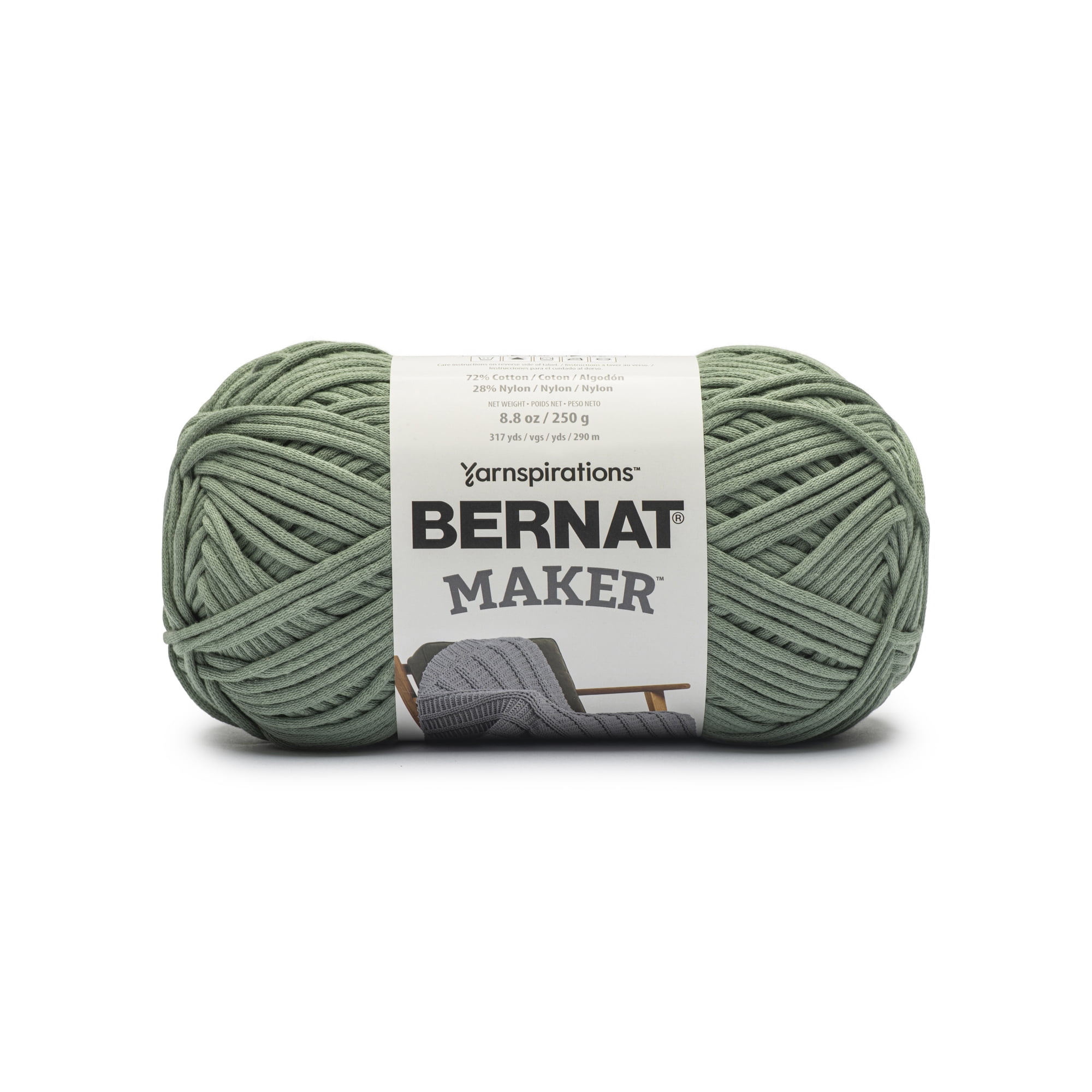 Bernat® Maker™ #5 Bulky Cotton fil, 8.8oz/250g 317 Yards