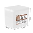 thumbnail image 3 of Kcavykas Canada Day,open Season Airtight Bread Storage Containers Bread Box Plastic Reusable Loaf Cake Clear Bread Dispenser Fresh Bread Organizer Bin, 3 of 7