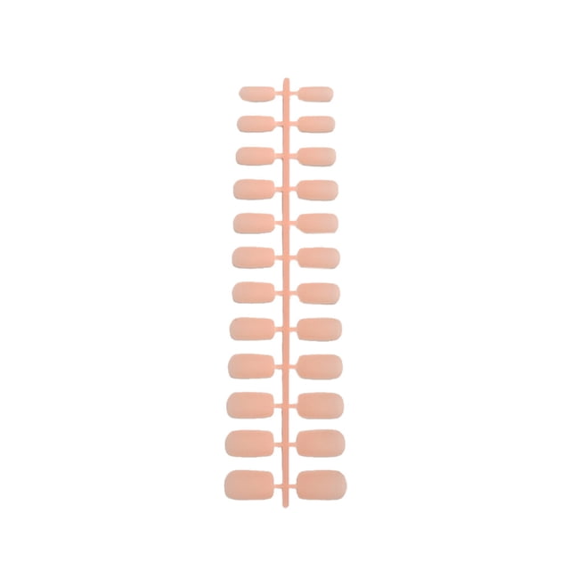 facefd 1 Set Glue on Nails Medium Length Files Stick Full Cover Wraps Art Decals Artificial Beauty Tool Manicure Kit Decorations 18