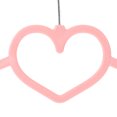 thumbnail image 3 of OULII 15Pcs Cute Clothes Hanger Heart Shaped Pink for Children Clothing Space Utilization, 3 of 8