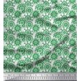 thumbnail image 1 of Soimoi Silk Fabric Circle & Mandala Printed Craft Fabric by the Yard 42 Inch Wide, 1 of 1