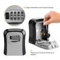 thumbnail image 1 of TORUBIA Key Lock Box for Outside Wall Mount 4 Digit Combination Lock Box Security Key Storage Lock Box, 1 of 4