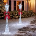 thumbnail image 2 of Haute Decor Lampadaire Extérieur LED 48 Pouces Décoration de Noël avec 50 Lumières LED, 2 of 2