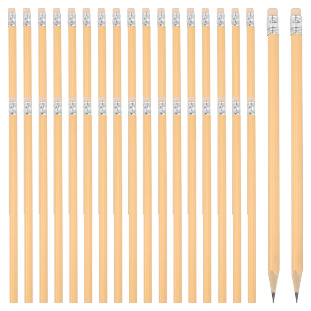 Unique Bargains Crayons Ronds, Lot de 36 Crayons Triangulaires HB en Graphite avec Gomme, Orange. Ces Crayons en Bois Présentent un design Triangulaire pour une Prise en Main Confortable et Sont Légers pour une Utilisation Facile. Chaque Crayon Comprend une Gomme pour Corriger les Erreurs. la Pointe HB en Graphite Offre une Écriture Fluide, Convient au Croquis, à la Prise de Notes, aux Examens et aux Projets Créatifs. Mesurant 19 x 0,7 cm (7,48 x 0,28 Pouces), Ces Crayons Orange Sont Idéals pour une Utilisation à la Maison