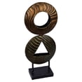 thumbnail image 3 of Truu Design, Sculpture double cercle en métal, 3 of 3