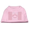 thumbnail image 1 of Chemises Drapeau Canadien Strass Rose Clair TTG (18), 1 of 1