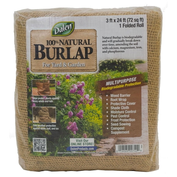 Burlap - Folded Roll - 100% Biodegradable