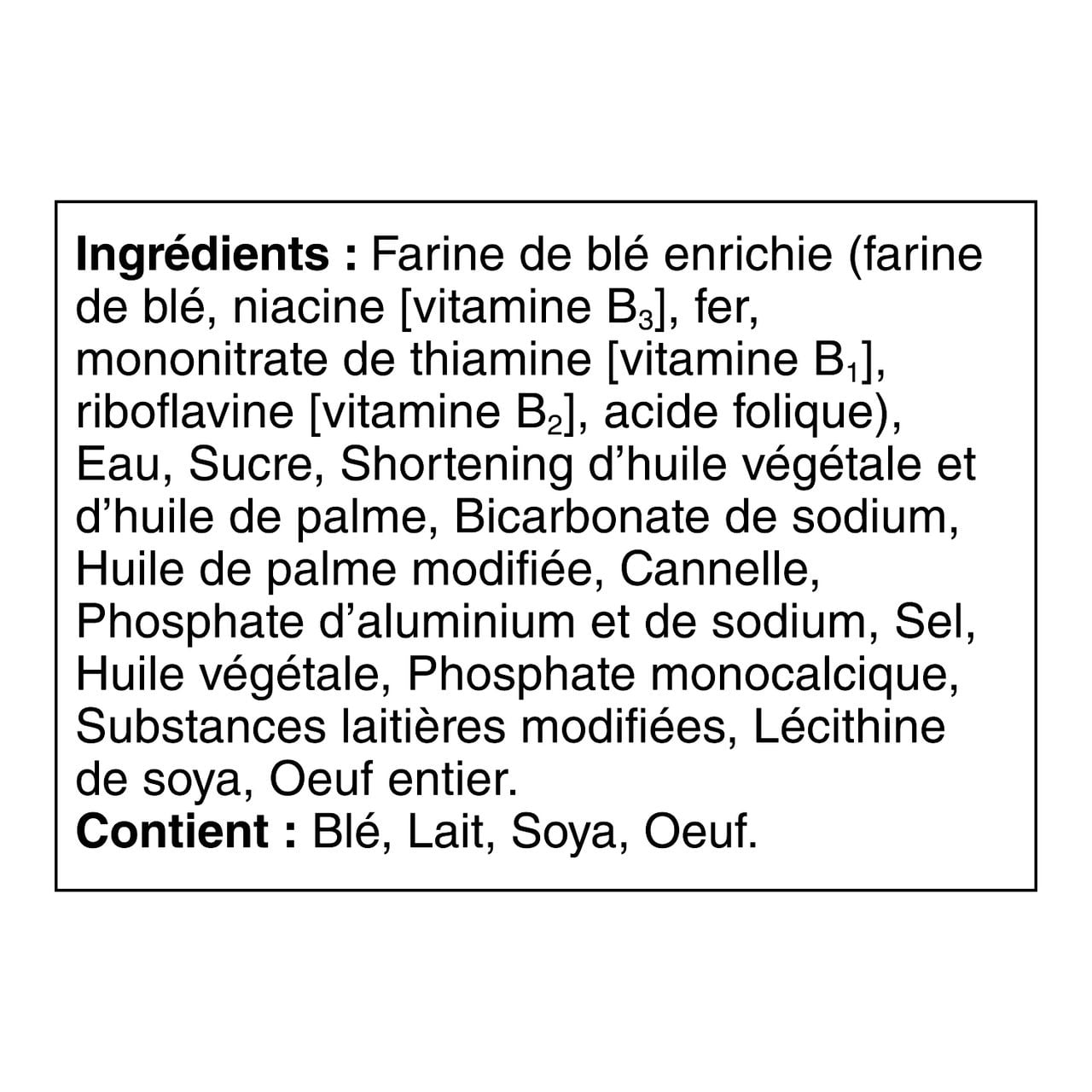 Gaufres EGGO* à la cannelle sucrée, 560g (16 gaufres) 560 g, 16 gaufres
