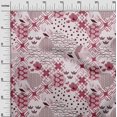 thumbnail image 3 of oneOone Georgette Viscose Pink Fabric Asian Japanese Pattern Craft Projects Decor Fabric Printed By The Yard 42 Inch Wide, 3 of 4