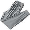 thumbnail image 1 of hoksml Summer Men's Athletic Pants Quick-drying Pants Workout Jogger Pants Solid Color Casual Drawstring Elastic Waist Breathable Running Pants Sweatpants 2025 Clearance, 1 of 4
