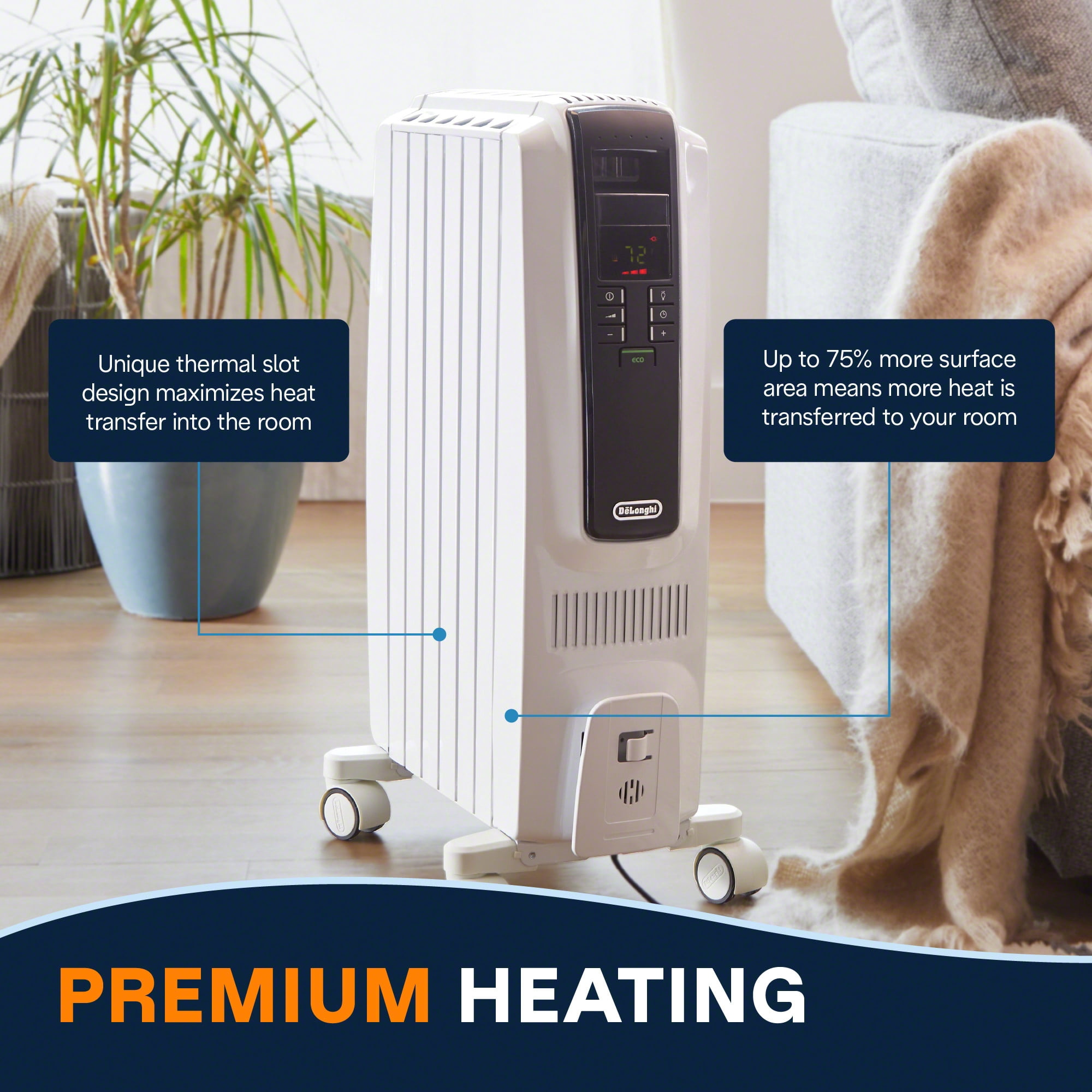 DeLonghi Dragon Digital Full Room Radiant Heater - Walmart.ca