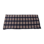 Fleece Sleeping Bag, Breathable Camping Sleeping Bag Skin Friendly Multipurpose For Hiking Navy Blue Grid