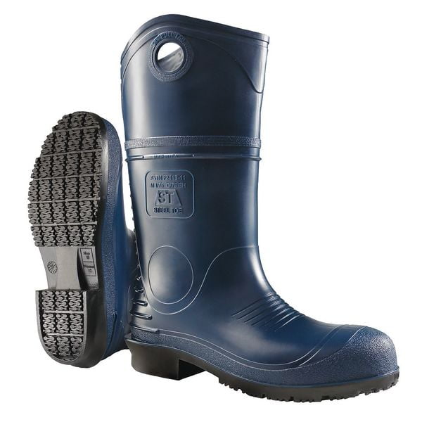 Dunlop 8908612 DURAPRO Boots with Safety Steel Toe, 100% Waterproof Polyblend PVC Material, Comfortable DURAPRO Energizing Insoles, Lightweight and Durable Protective Footwear, Size 12