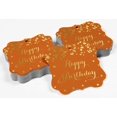 thumbnail image 4 of Inkdotpot Pack Of 50 Happy Birthday Paper Tags DIY Craft Bracket Shape Real Gold Foil Hang Tags, 4 of 6