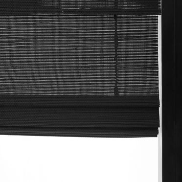Bouclair Black Cordless Bali Shade 72x72 in (183x183 cm)