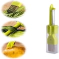thumbnail image 1 of WIFKLSIIPG New Multifunctional Stainless Steel Onion Slicer Sharp Onion Slicer Portable Manual Onion Slicer for Household Use Suitable for Kitchens and Restaurants(Green), 1 of 4
