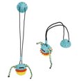 thumbnail image 4 of Chew Toy, TPR Material Large Ball Design Odorless Multifunction Teeth Grinding Pet Teeth Cleaning Toy With Suction Cup A Smoothly Floor Sticker For Pet Dog Lake Blue, 4 of 8