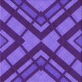 thumbnail image 1 of Ahgly Tapis d'Intérieur Lavable en Machine Carré Transitionnel Violet Vif, 6 Pieds Carré, 1 of 7