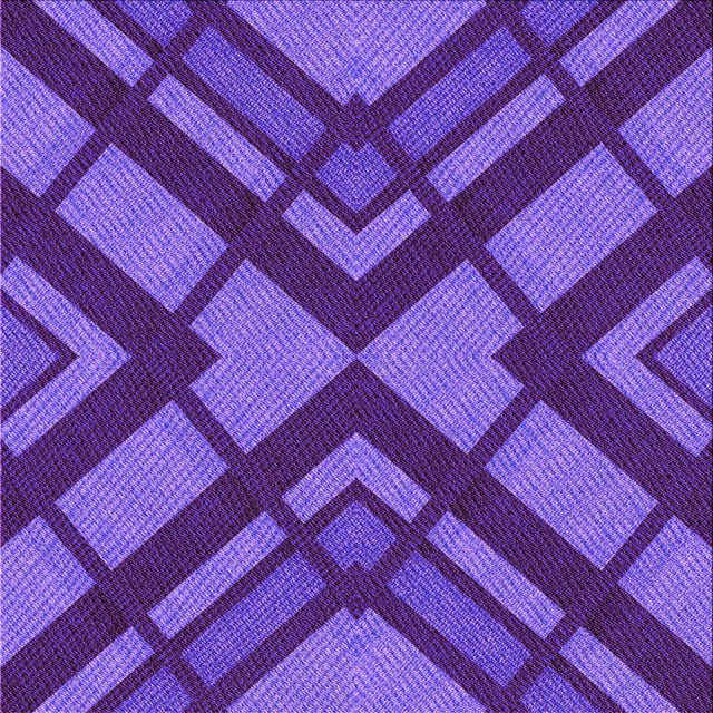 Ahgly Tapis d'Intérieur Lavable en Machine Carré Transitionnel Violet Vif, 6 Pieds Carré