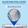 thumbnail image 4 of Swimline Hydrotools Silver King Couverture d'Hiver pour Piscines Rondes hors Terre de 12 Pi, 4 of 7