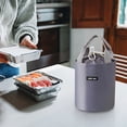 thumbnail image 4 of Boîte à Lunch Thermique pour le Travail Sac Isotherme pour Cylindre Sac de Boîte à Lunch Sac Isotherme Grand Papier D\'aluminium Sac à Lunch Rond Portable pour le Travail avec Sac Isotherme pour Riz, 4 of 6